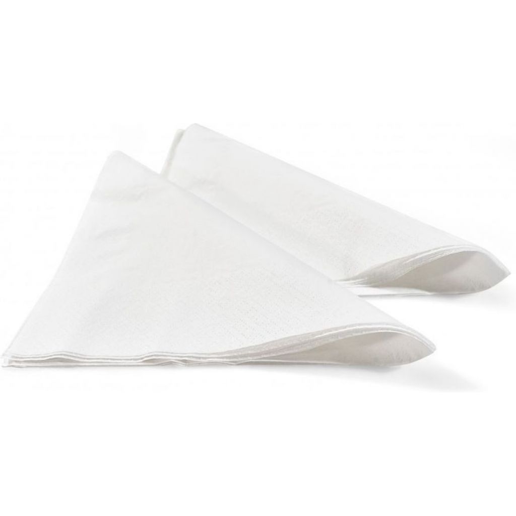 tovaglioli Ninfea in pura cellulosa 2 veli cm 38x38 - 50 pz/pacco - 48 pacchi/collo