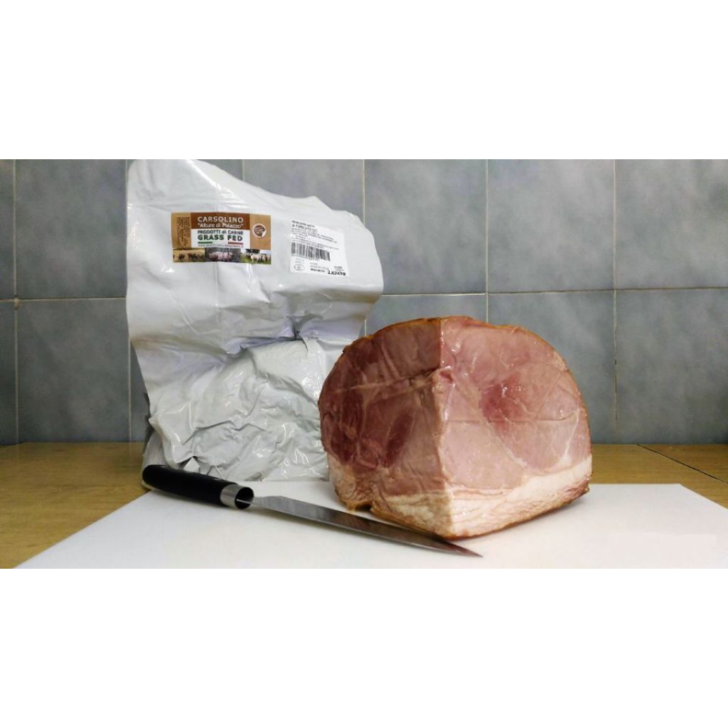 Trancio Prosciutto Cotto Affumicato Senza Osso CARSOLINO "Alture di Polazzo"