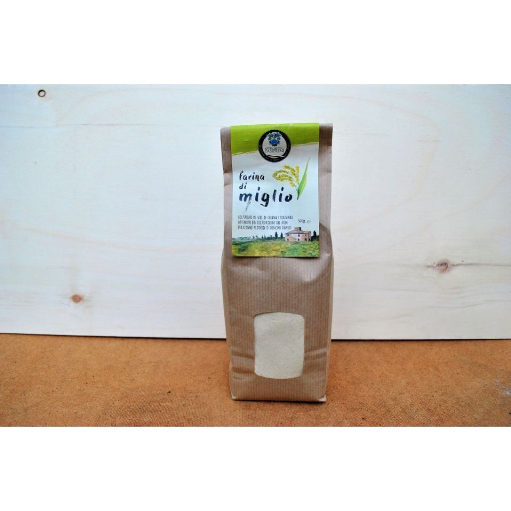 Farina di miglio macinata a pietra - 500gr