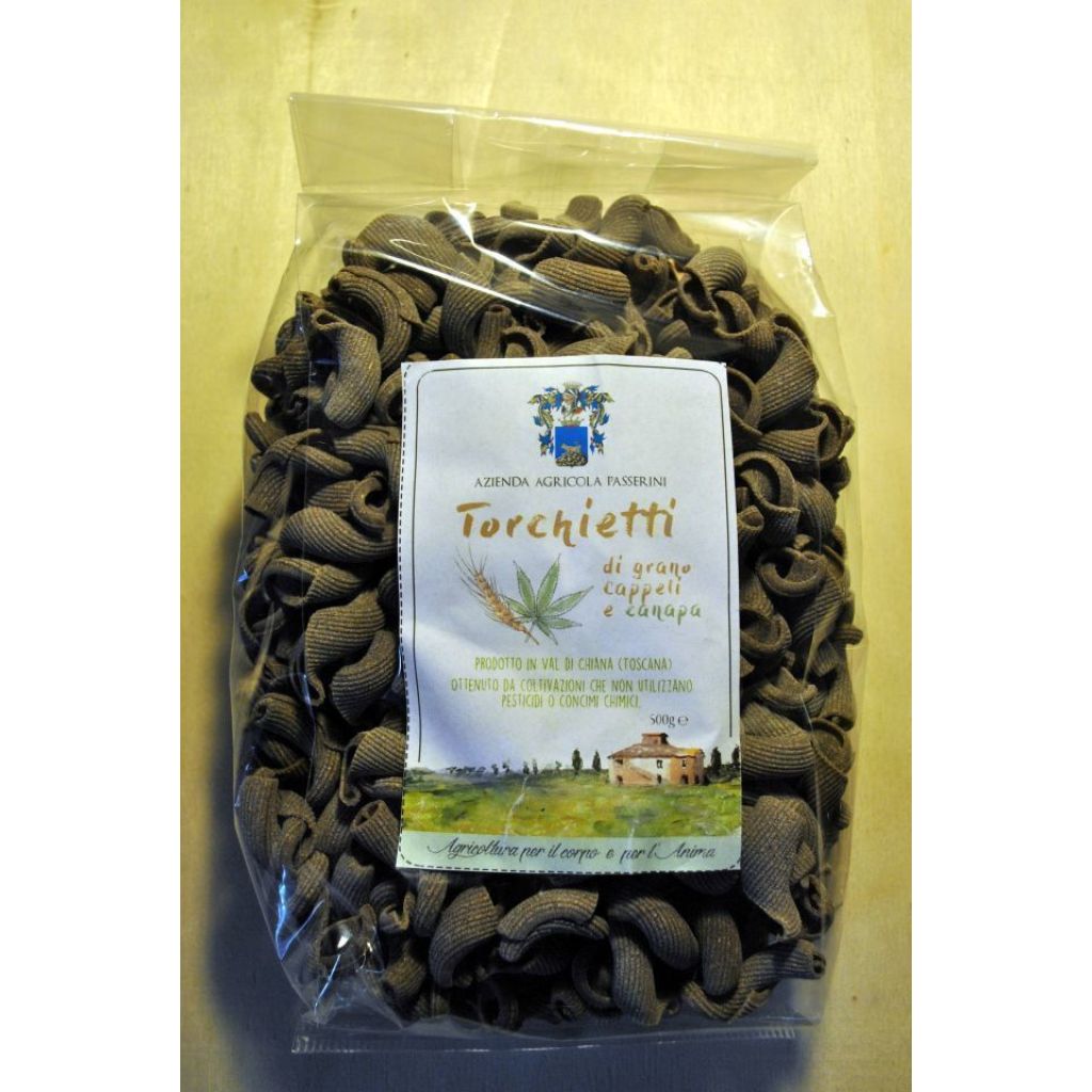 Torchietti grano duro Cappelli e canapa- 500gr