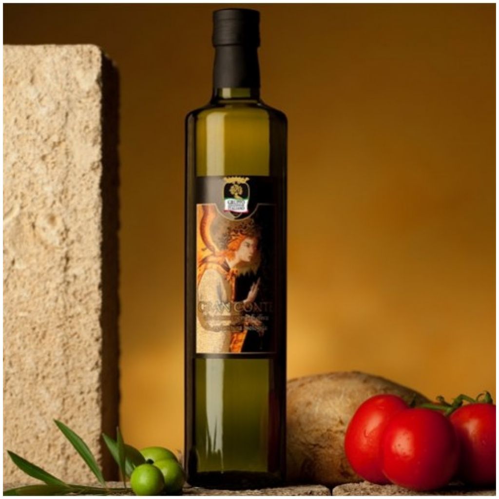 Olio extravergine oliva Biologico Gran Conte 1 Lt