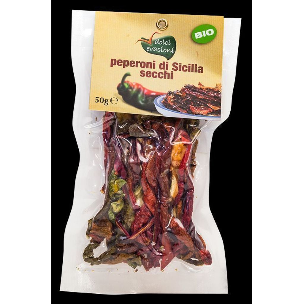 Peperoni di Sicilia secchi - 50 g