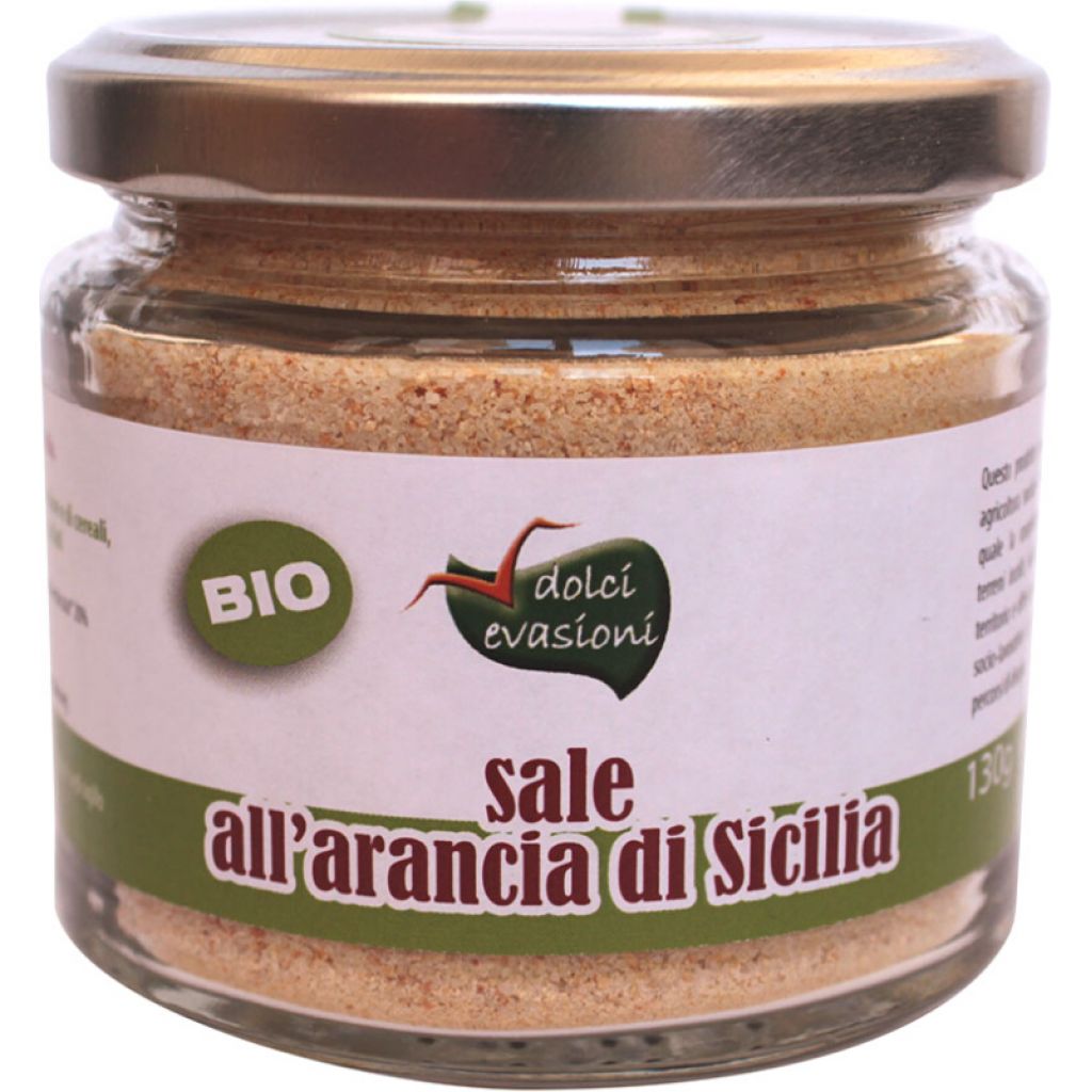 Sale di Sicilia all&rsquo;arancia - 130 g