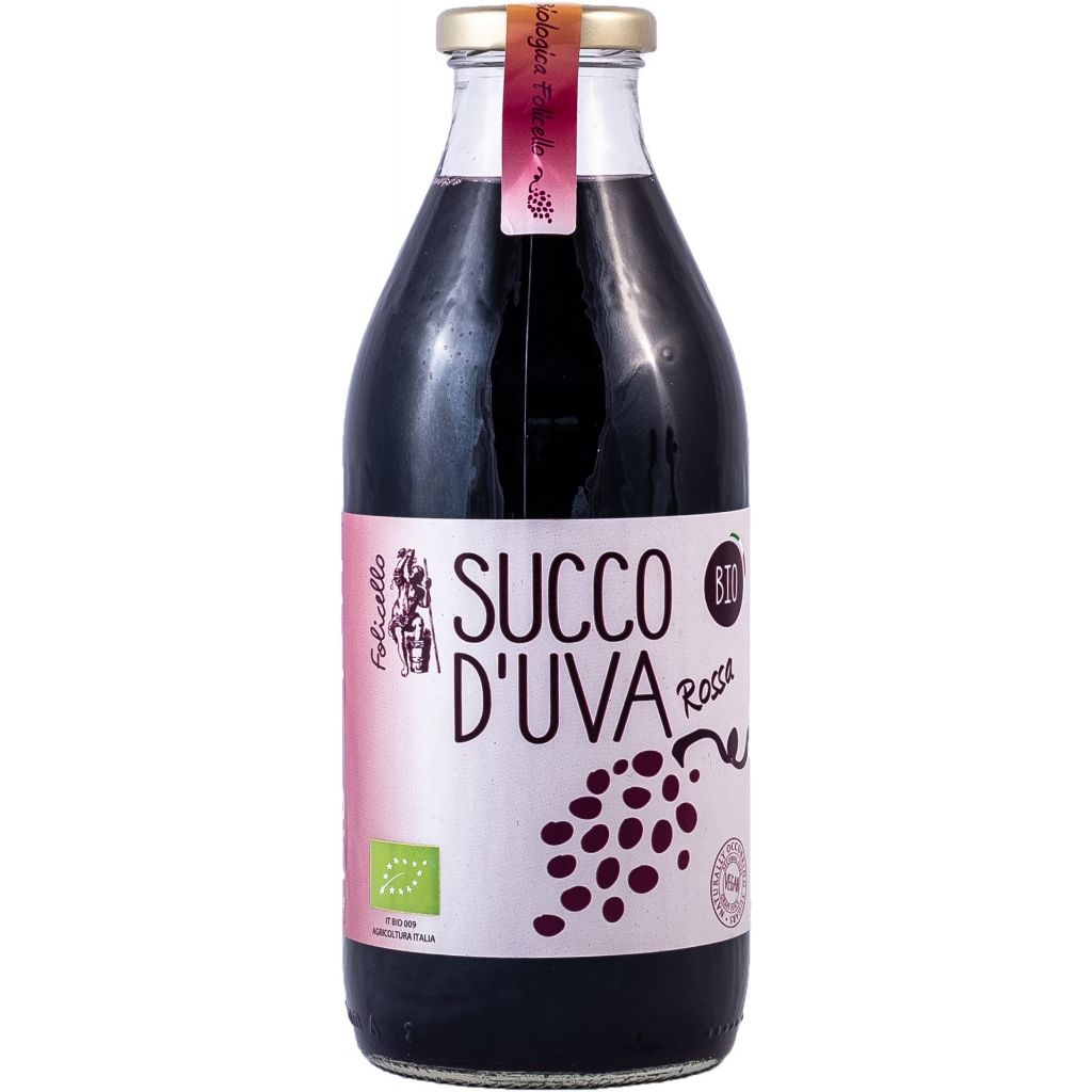 Succo d'uva rosso biologico