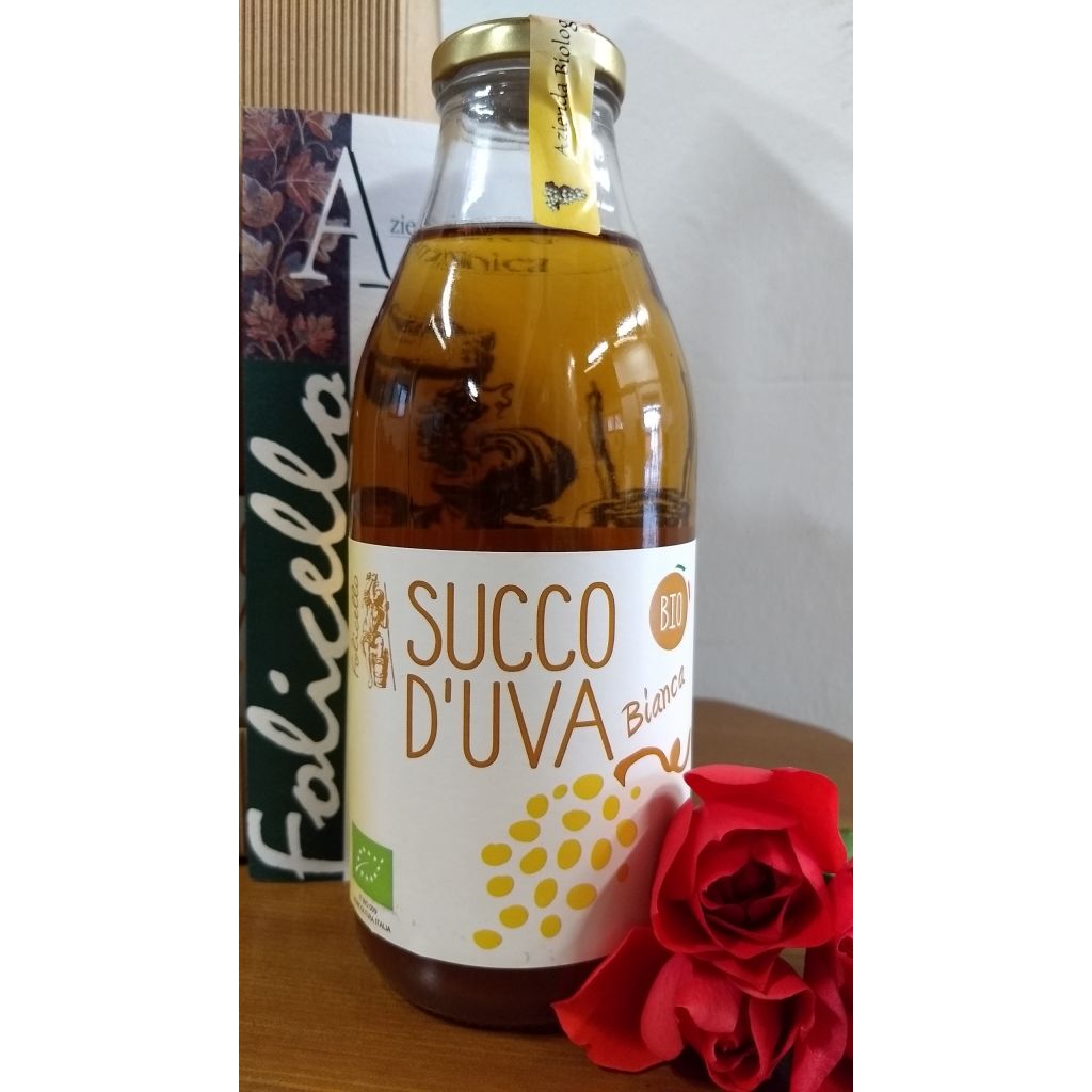 Succo d'uva bianco biologico