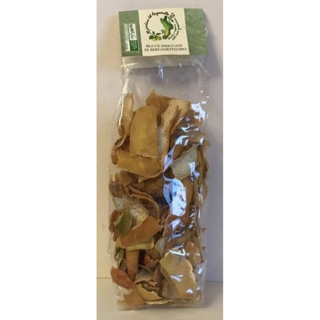 Bucce essiccate di bergamotto