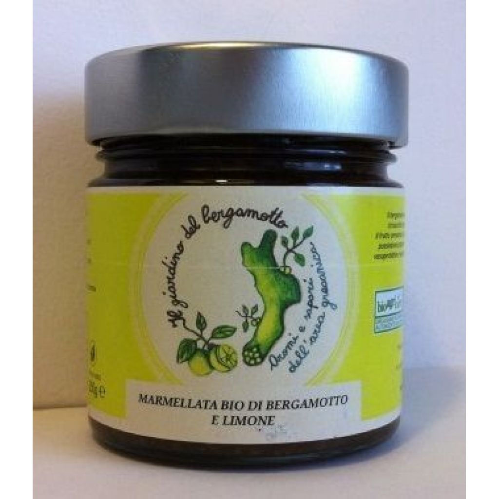 Marmellata bio di limone e bergamotto