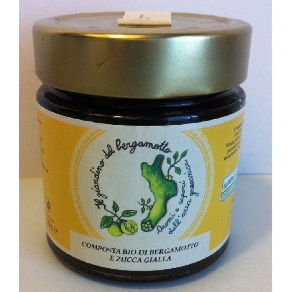 Composta bio di zucca gialla e bergamotto
