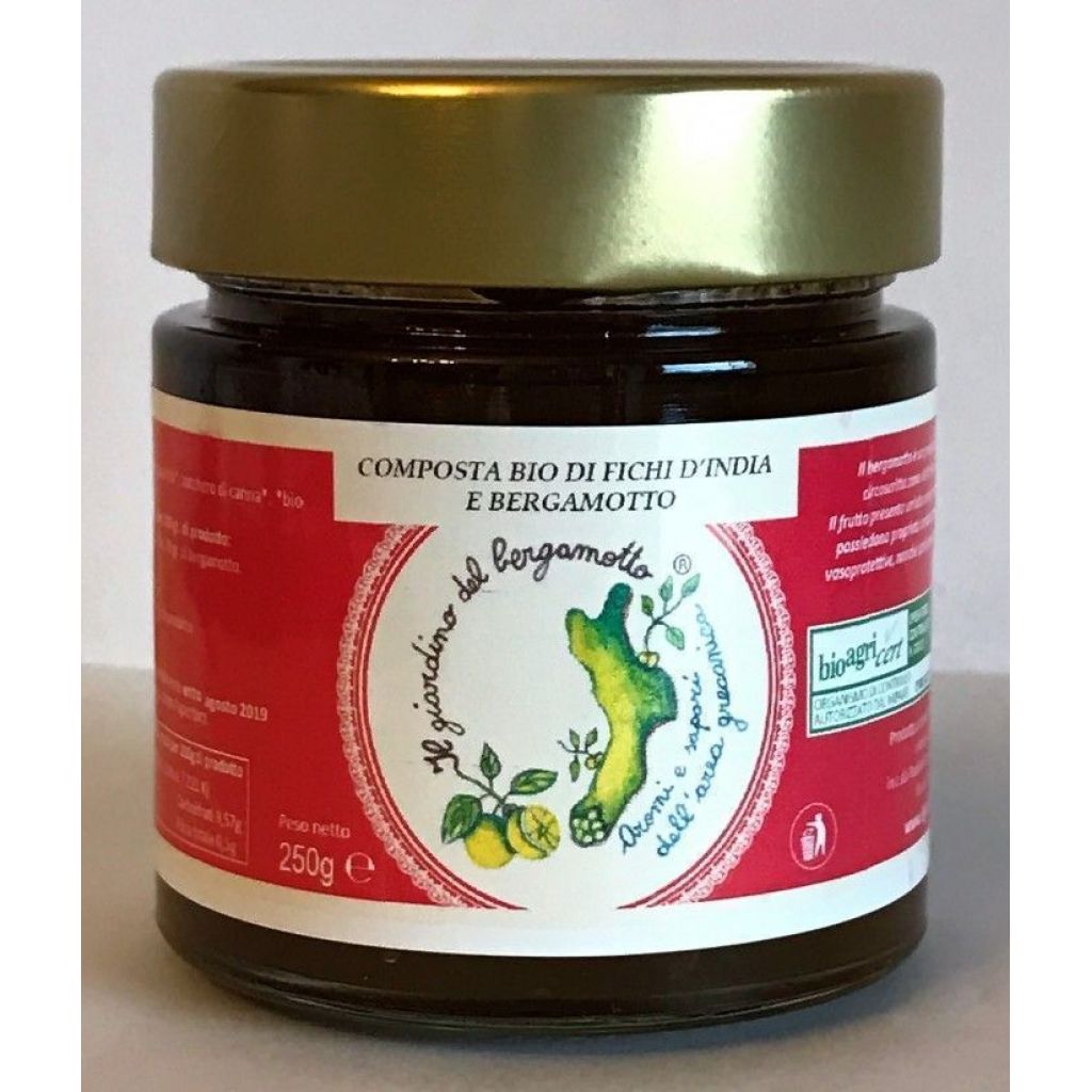 Composta bio di fichi d&rsquo;india e bergamotto