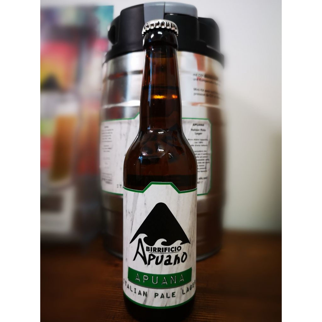 APUANA Fustino 5L - Lager chiara 100% malto italiano