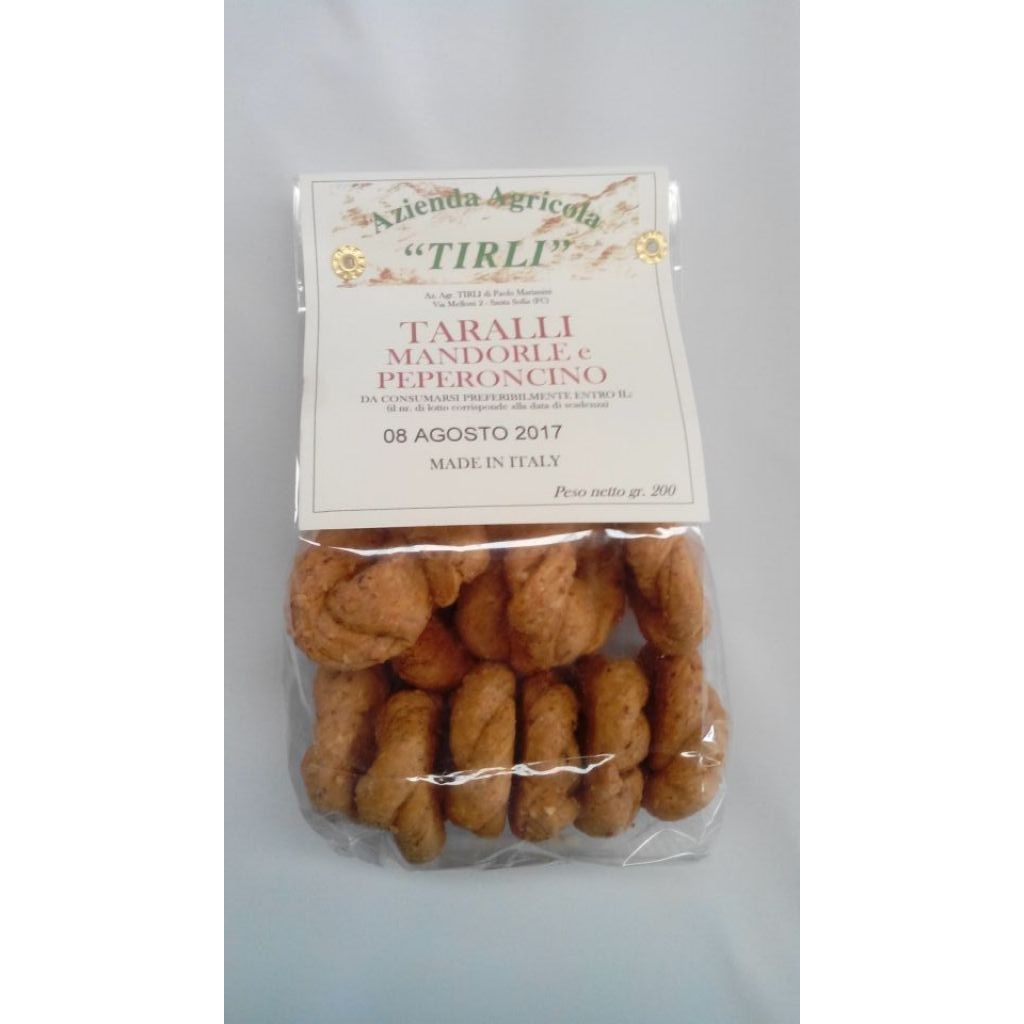 TARALLI MANDORLE E PEPERONCINO