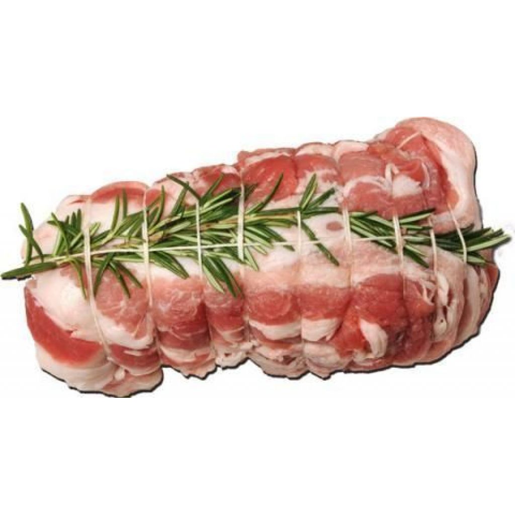 Arrosto di scottona farcito con pancetta e funghi porcini