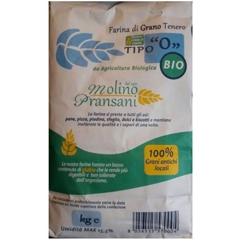 Farina di grano tenero antico bio tipo 0 Kg 1