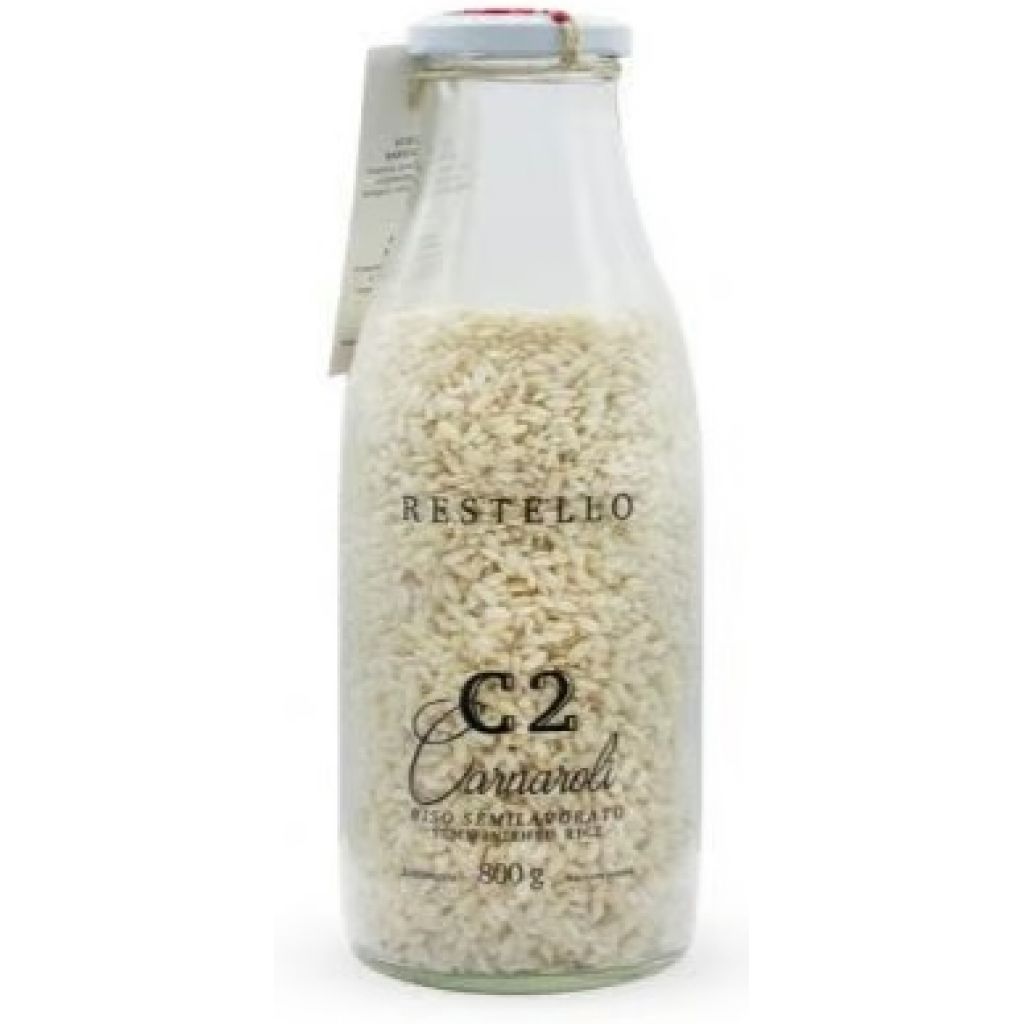 Riso Carnaroli Semilavorato IN VETRO SOTTOVUOTO 800 gr