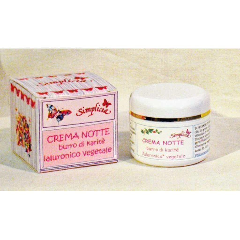 Crema viso notte Karit&eacute; e Jaluronico Vegetale ml.50