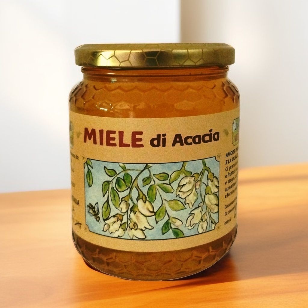 Miele di acacia in vaso da 500g