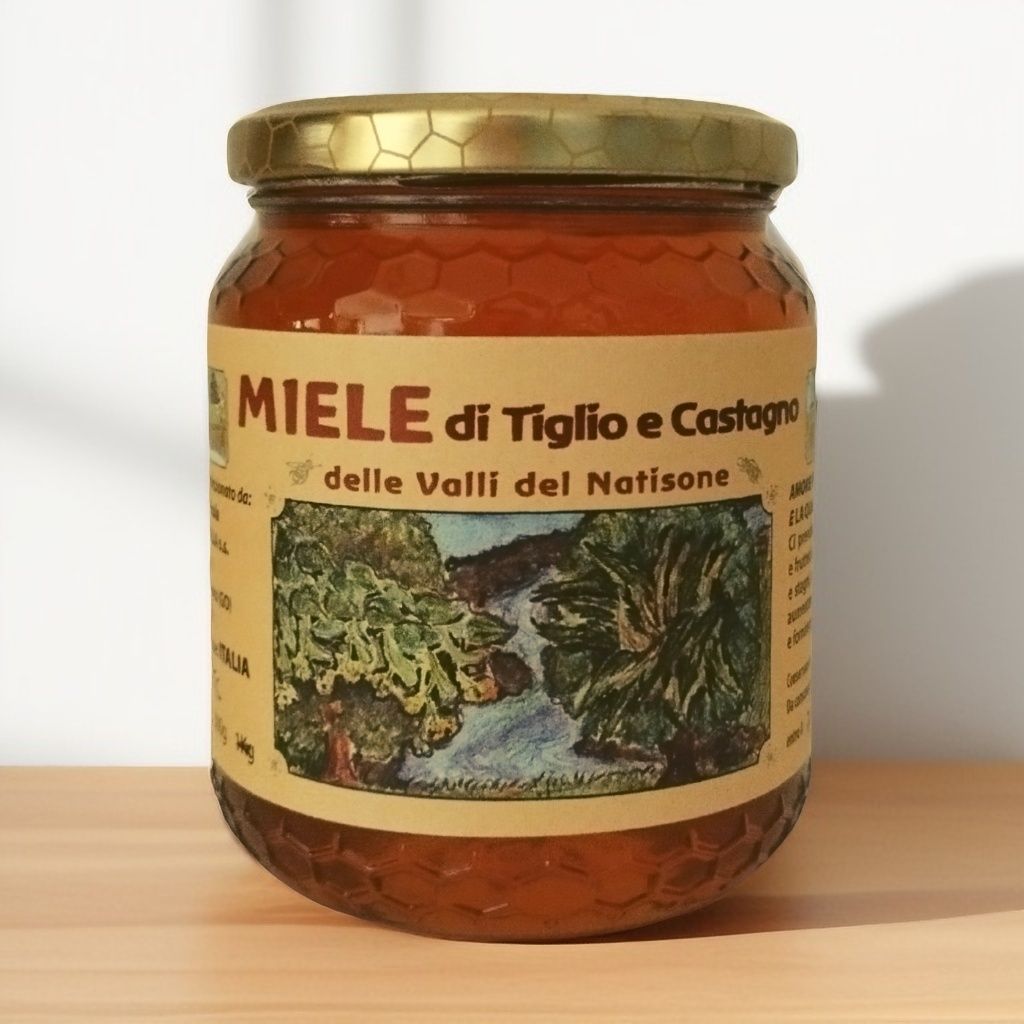 Miele di tiglio-castagno in vaso da 1Kg