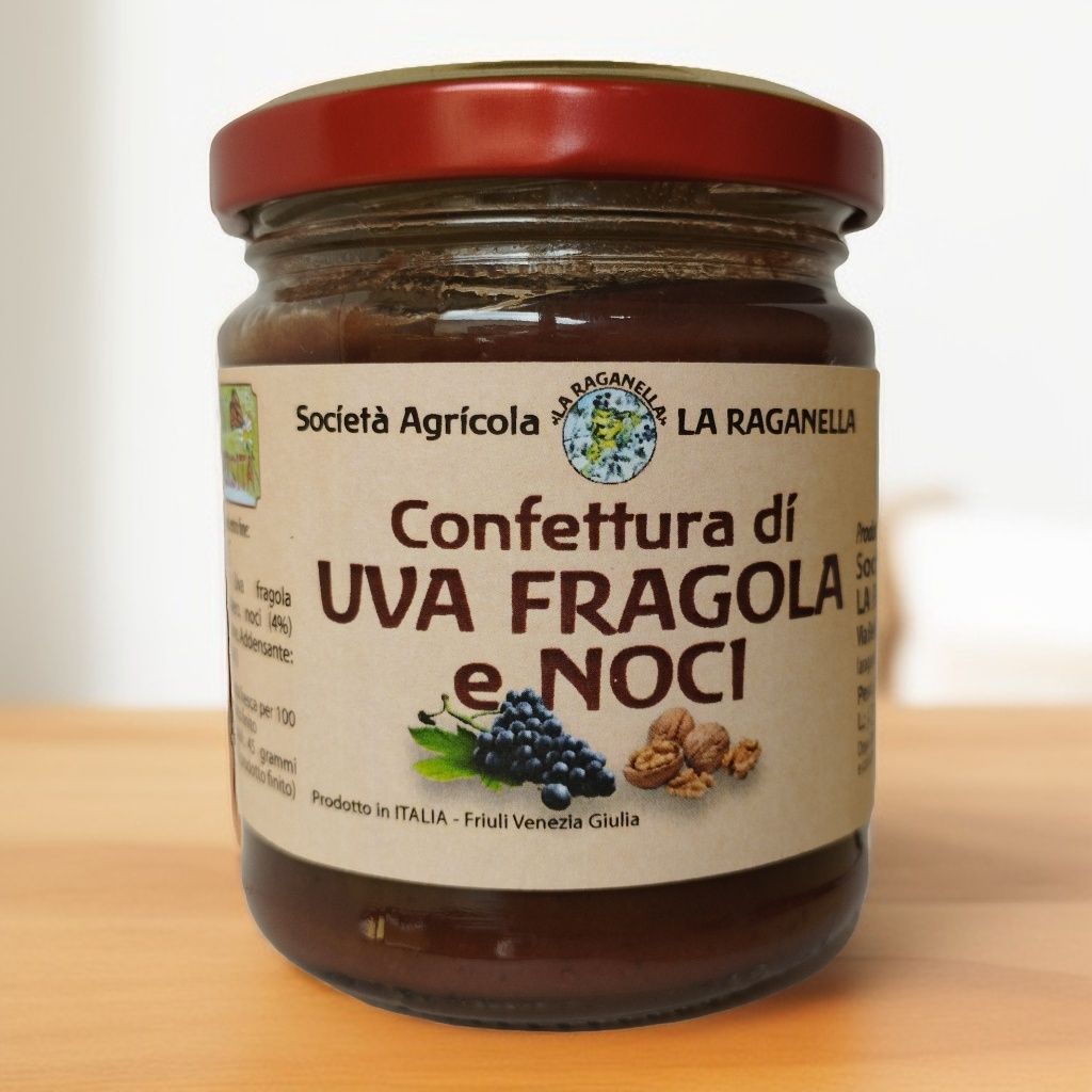 Conf. Di uva fragola e noci 200 g