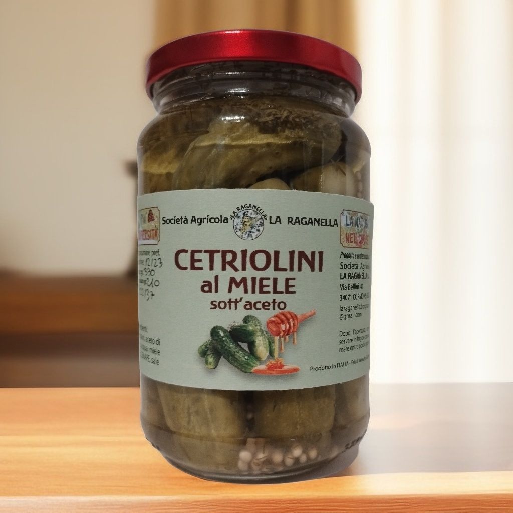 Cetriolini al miele sott'aceto 330 g