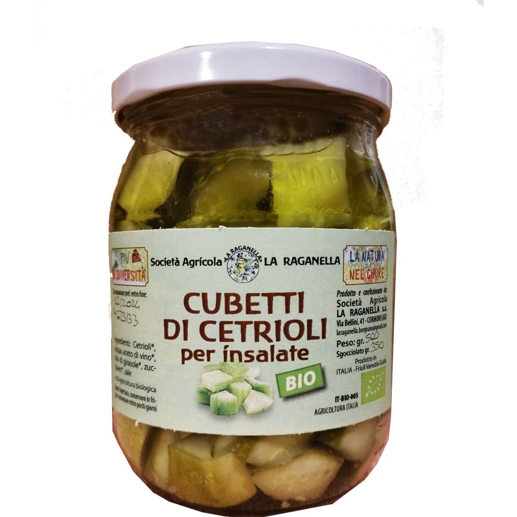 Cubetti di cetrioli per insalate 500 g