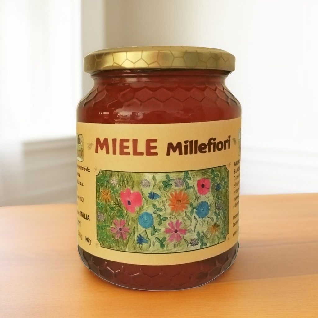 Miele di millefiori in vaso da 500g