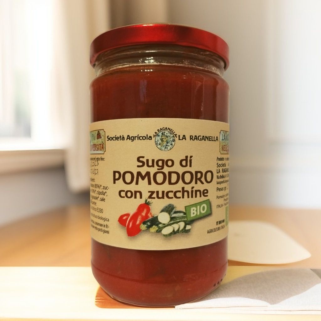 Sugo di pomodoro con zucchine a pezzi 280g