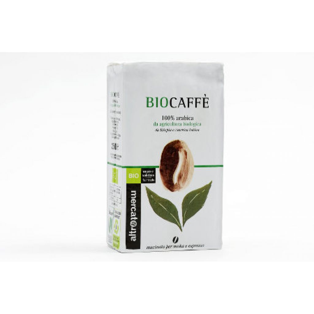 biocaff&egrave; - 100% arabica - macinato per moka ed espresso - bio