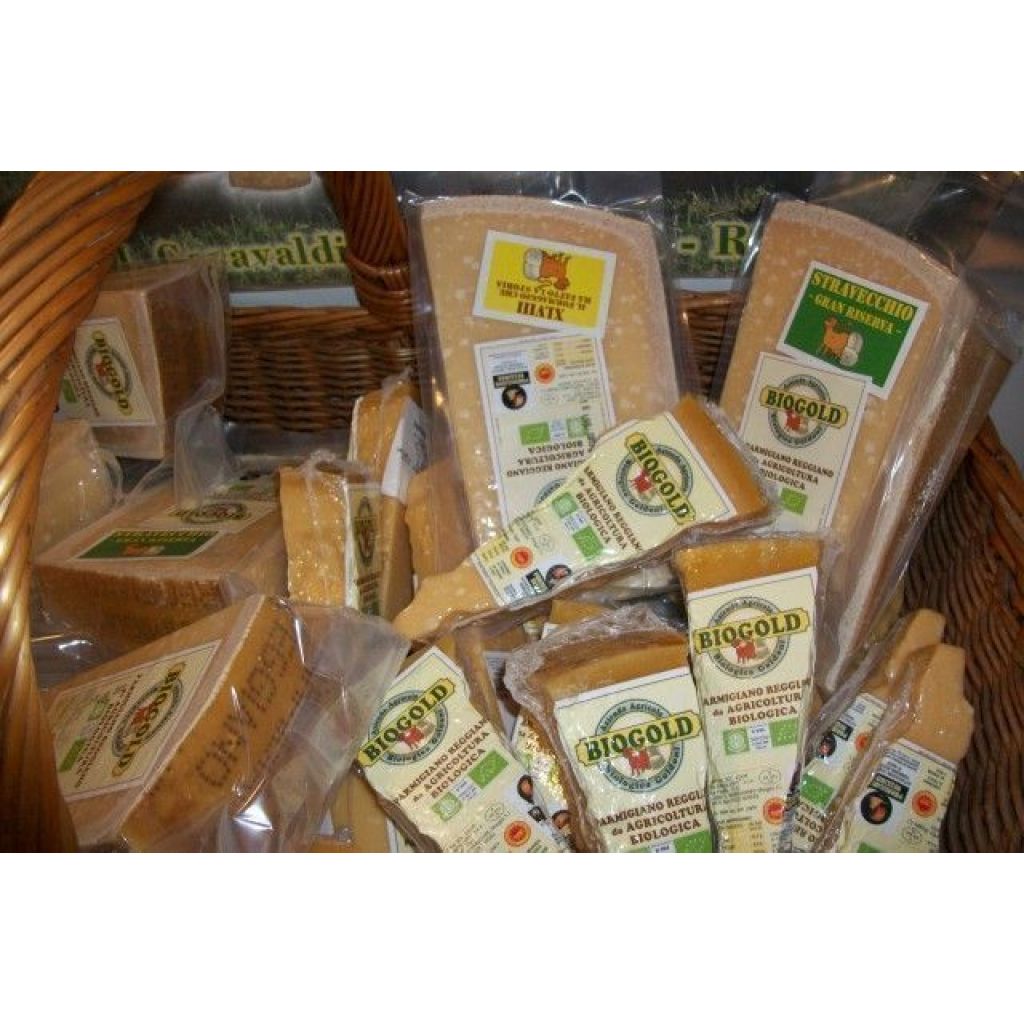 Parmigiano Bio stagionato oltre 24 mesi in confezione da 0,2 Kg ca.
