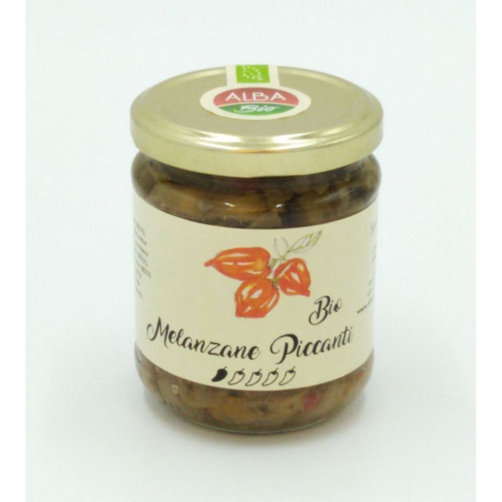 MELANZANE PICCANTI 180GR BIOLOGICO