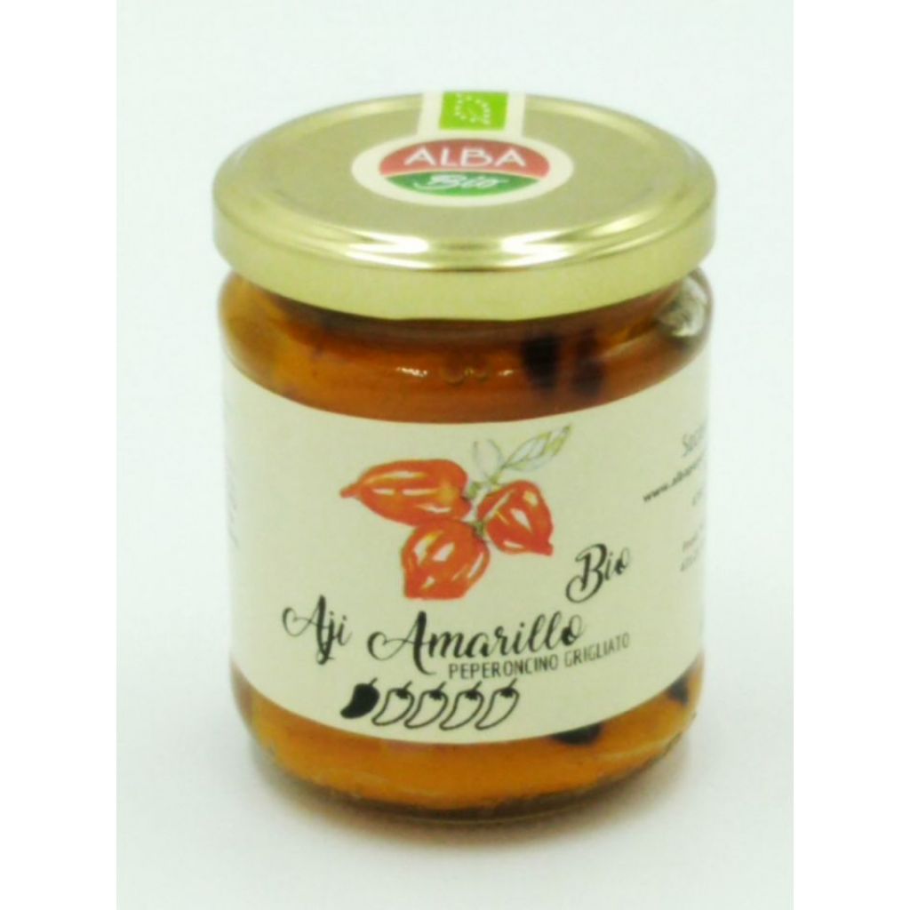 AJI AMARILLO GRIGLIATO SOTT'OLIO BIOLOGICO 180GR
