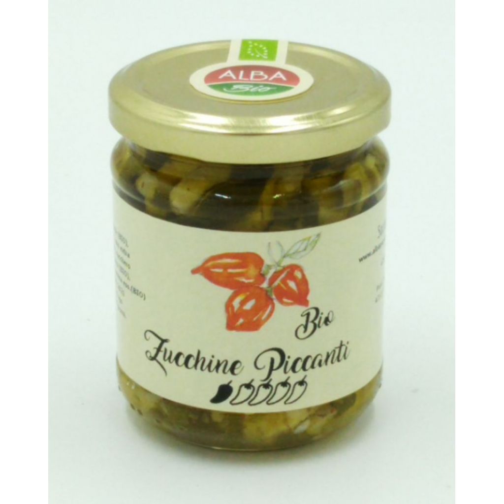 ZUCCHINE AL PEPERONCINO 180GR BIOLOGICO
