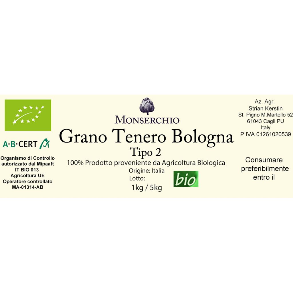 Farina Grano Tenero Tipo 2 1 Kg