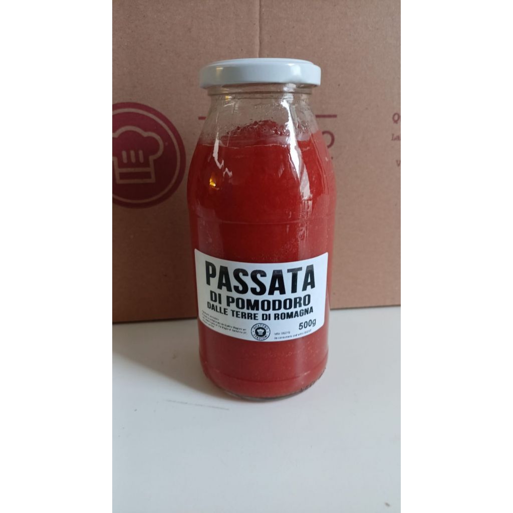 Passata di pomodoro romagnola 500gr - 1 scatola da 4 bottiglie
