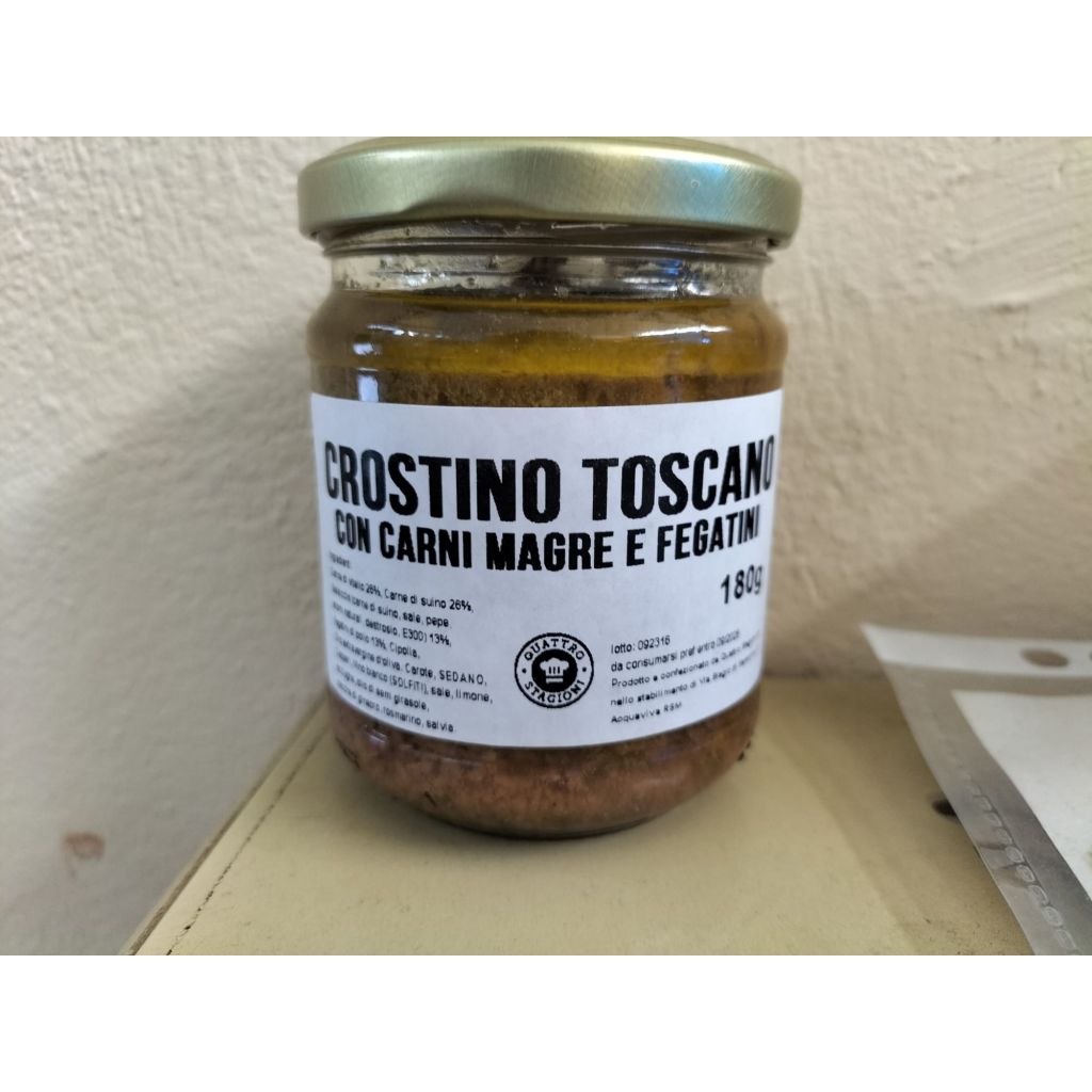 CROSTINO TOSCANO con carni magre e fegato - 180gr