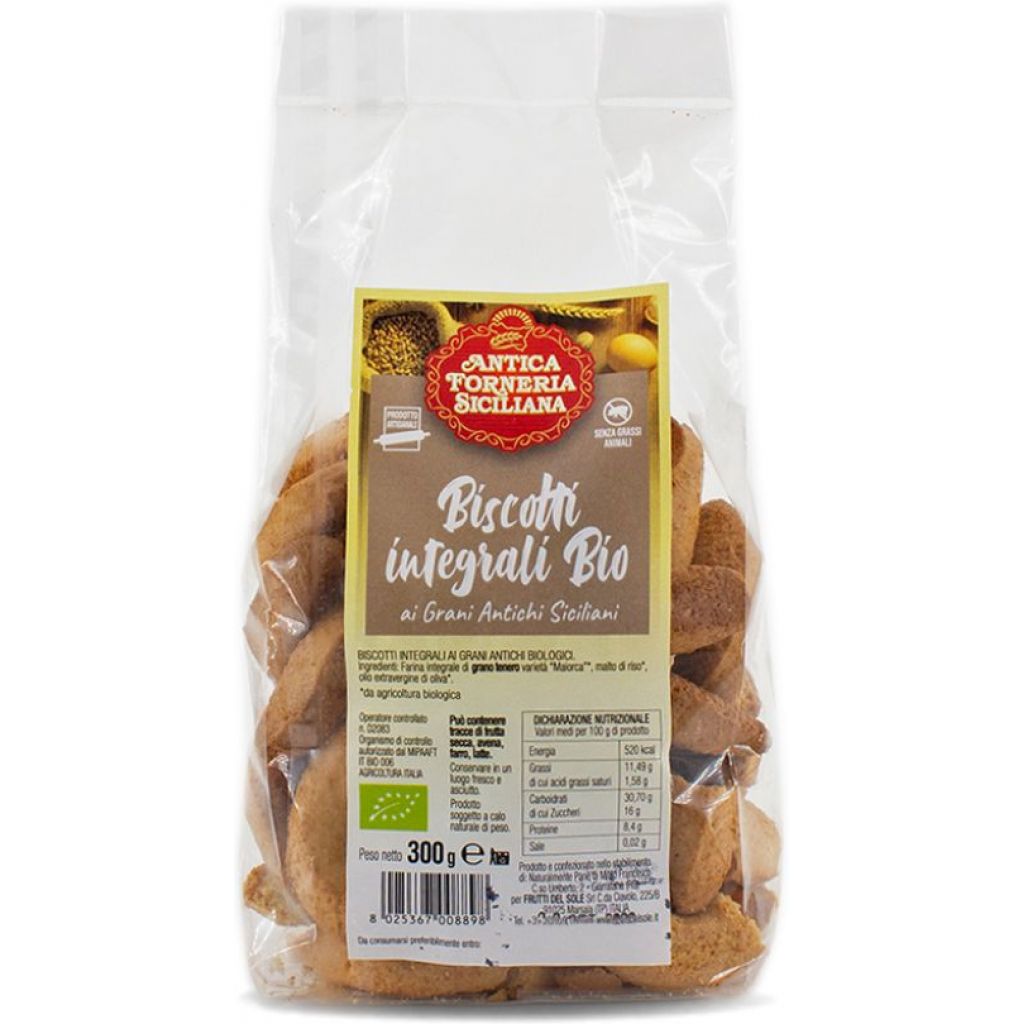 Biscotti integrali Siciliani BIOLOGICI