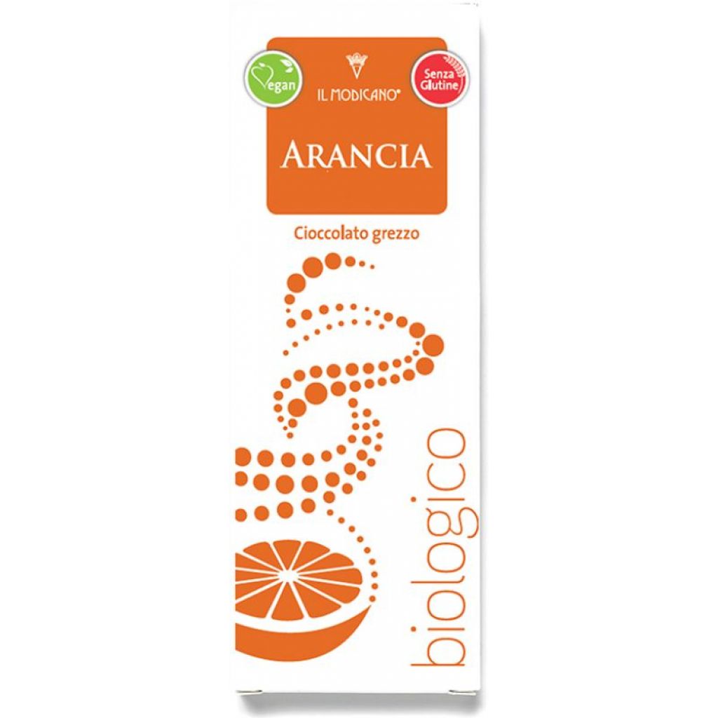 Cioccolato grezzo all'arancia BIOLOGICO