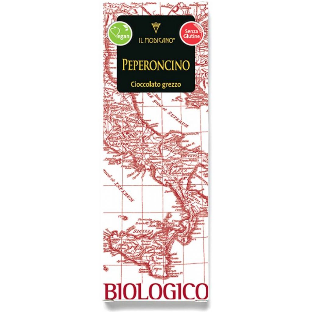 Cioccolato modicano al peperoncino BIOLOGICO