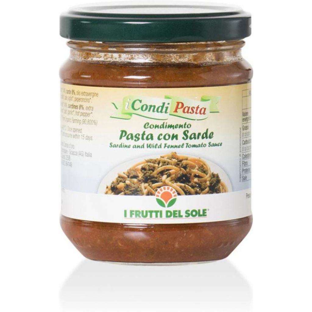 Condimento per pasta con sarde BIOLOGICO