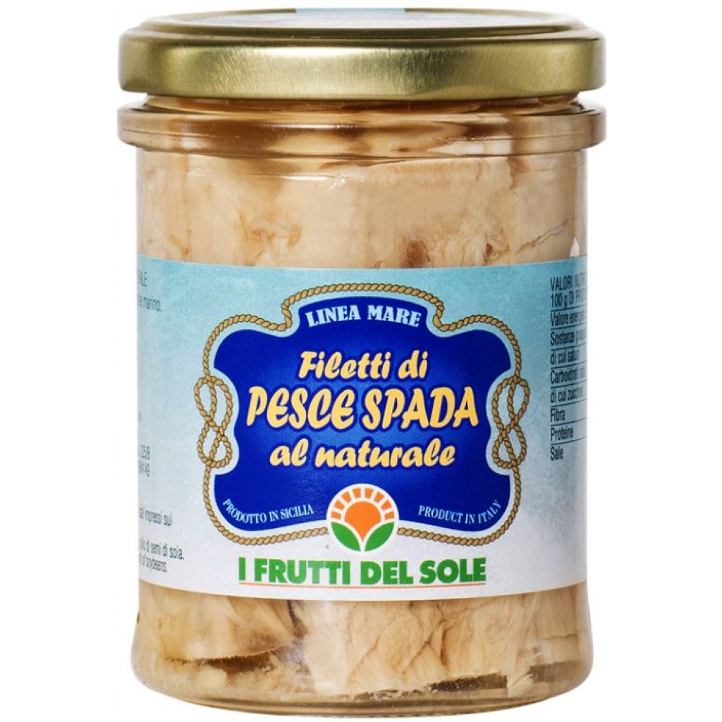 Filetti di Pesce Spada al naturale