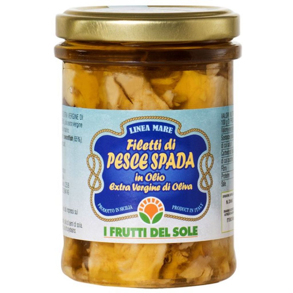 Filetti di Pesce Spada in olio EVO BIO