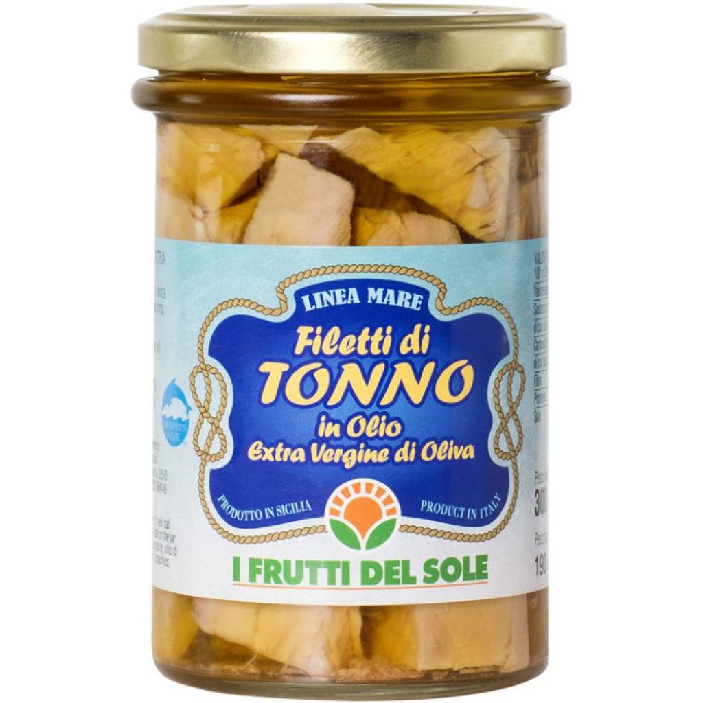 Filetti di tonno in olio EVO BIO gr 300