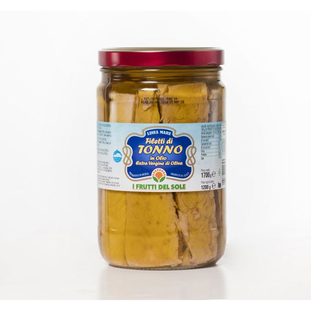 Filetti di tonno in olio EVO BIO 1,7 Kg
