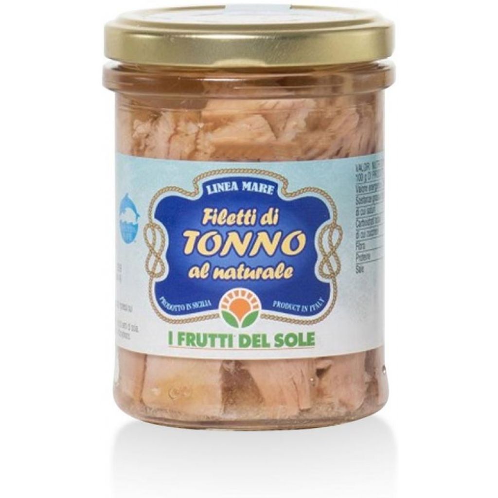 Filetti di tonno al nat. gr 200