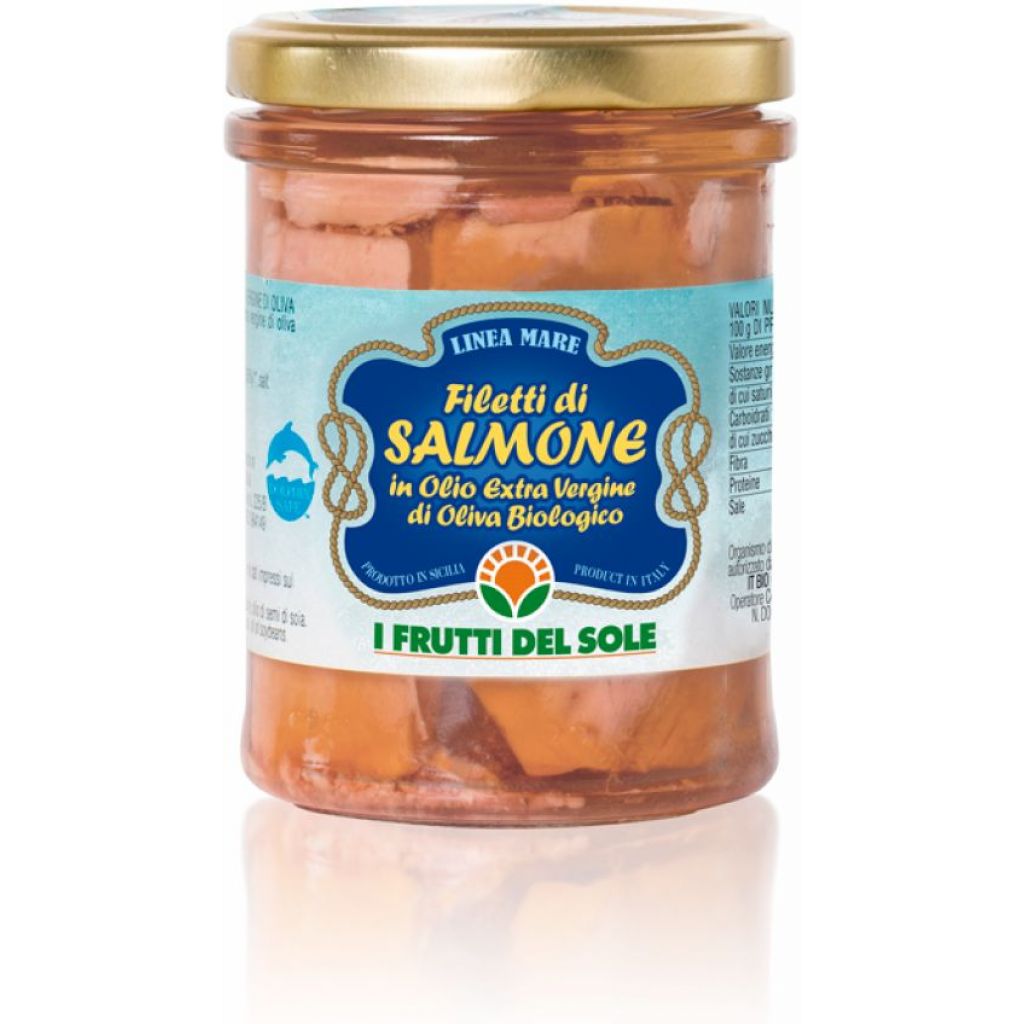 Filetti di Salmone in olio EVO BIO