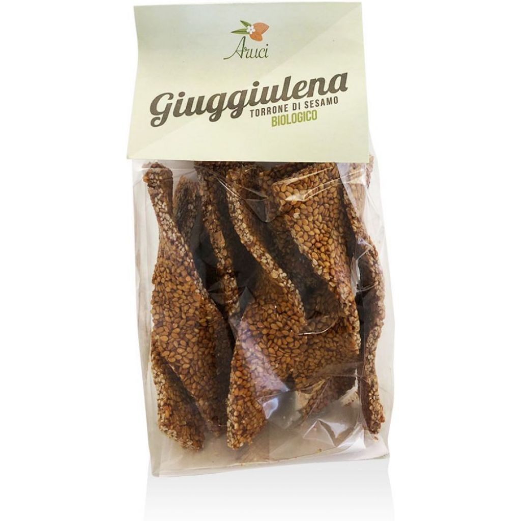 Giuggiulena Torrone di sesamo Siciliano BIOLOGICO