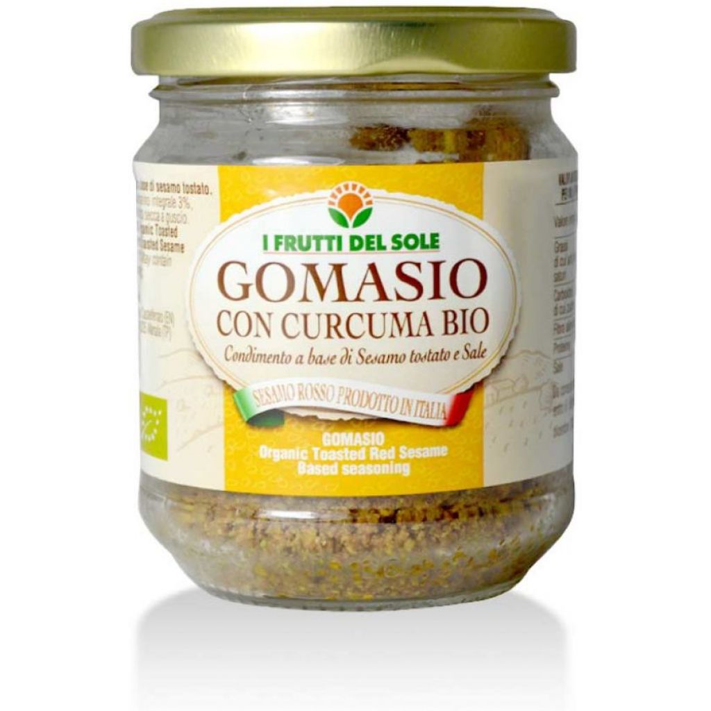 Gomasio con Sesamo Rosso italiano e curcuma gr 100 BIOLOGICO