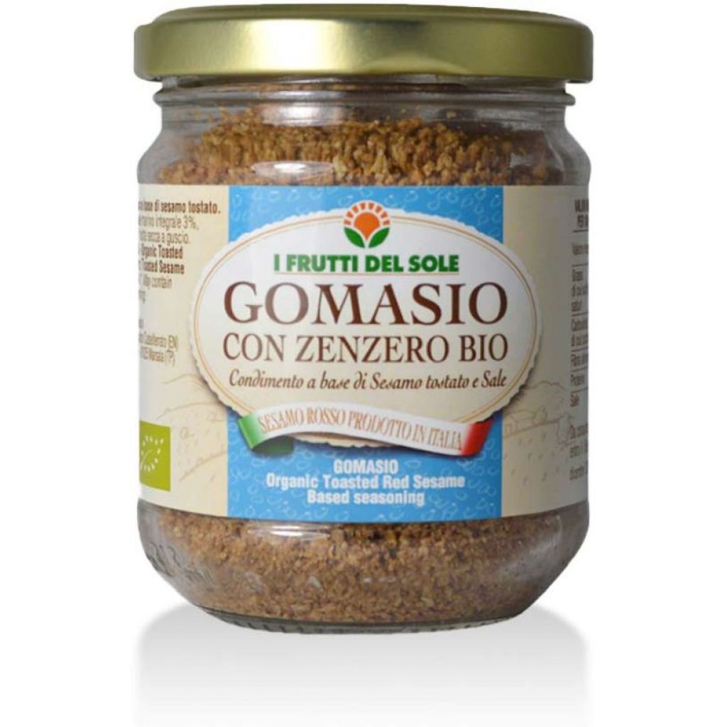 Gomasio con Sesamo Rosso Italiano e zenzero gr 100 BIOLOGICO