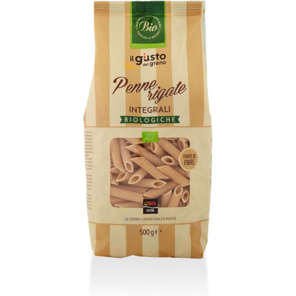 Penne Rigate Integrali Libera Terra Biologiche