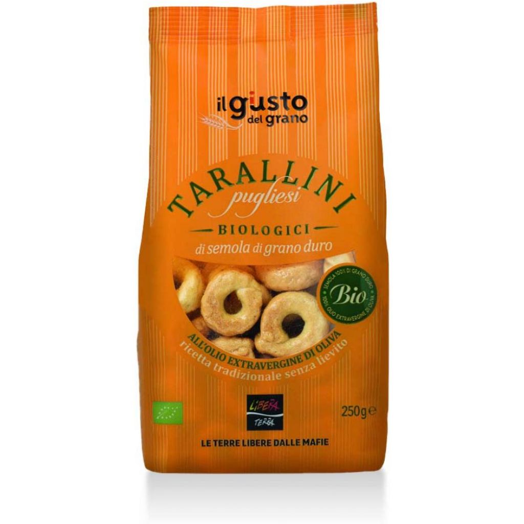 Tarallini con semi di finocchio Libera Terra BIOLOGICI