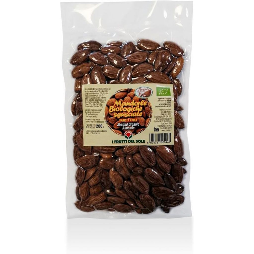 Mandorle d'Avola sgusciate BIOLOGICHE SICILIANE